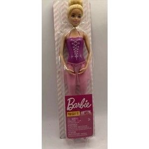 Barbie You Can Be Anything Ballerina Doll Blonde Pink Tutu